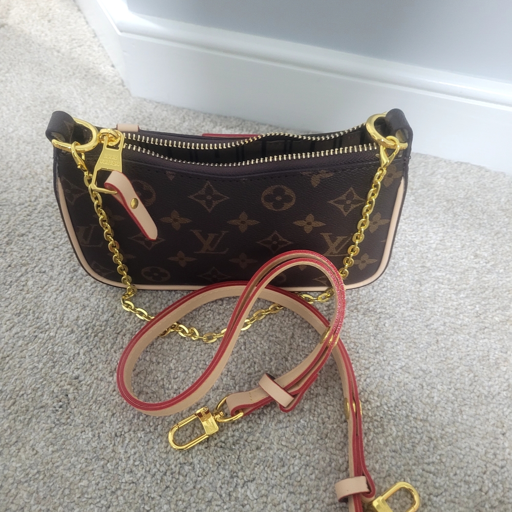 Source Unknown Monogram Mini Bag with Gold Chain … - image 4